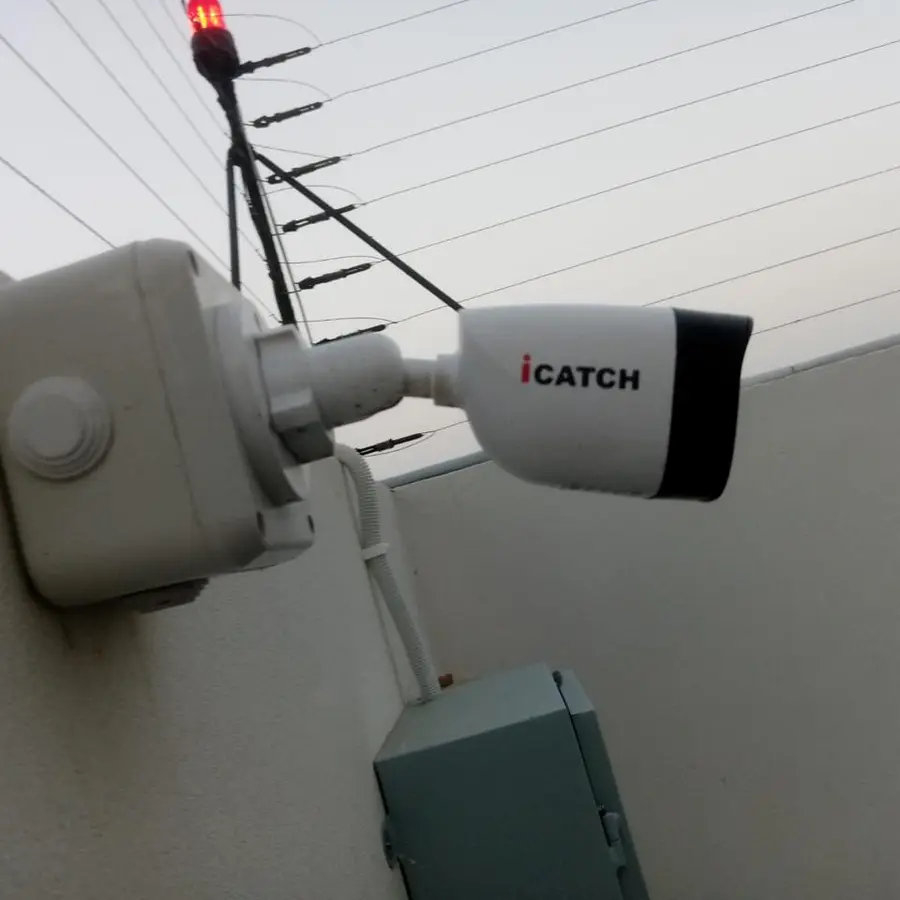Rooftop Perimeter CCTV installation